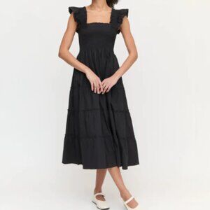 Hill House Ellie Nap Dress - Black Poplin